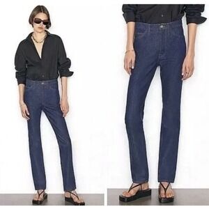 Frame Le Italien True Straight Jeans in Vintage Blue Sz 31